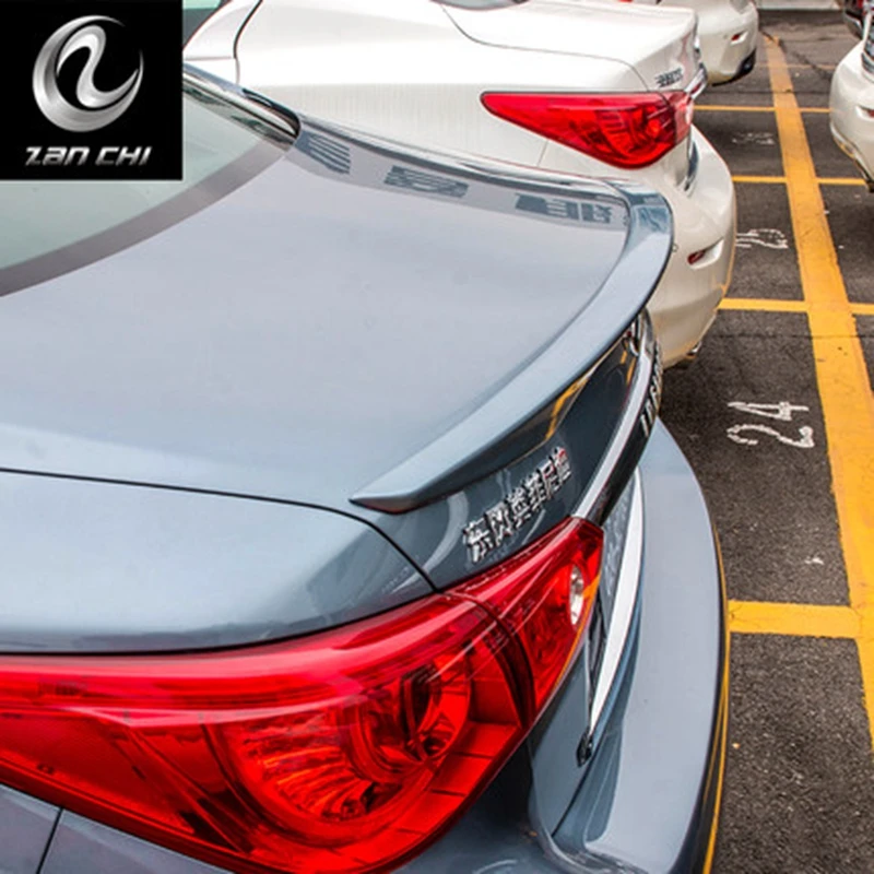 Car Styling Exterior ABS Plastic Unpainted Primer Rear Roof Wing Spoiler Cover Fit For Infiniti Q50 Q50L Spoiler 2014 2015 2016 
Car Styling Exterior ABS Plastic Unpainted Primer Rear Roof Wing Spoiler Cover Fit For Infiniti Q50 Q50L Spoiler 2014 2015 2016