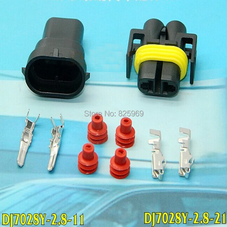 10 sets 2Pin DJ7028Y-2.8-11/21Car connector,foglight plug,Car waterproof Electrical connector Male&Female kits for car boat ect.
10 sets 2Pin DJ7028Y-2.8-11/21Car connector,foglight plug,Car waterproof Electrical connector Male&Female kits for car boat ect.