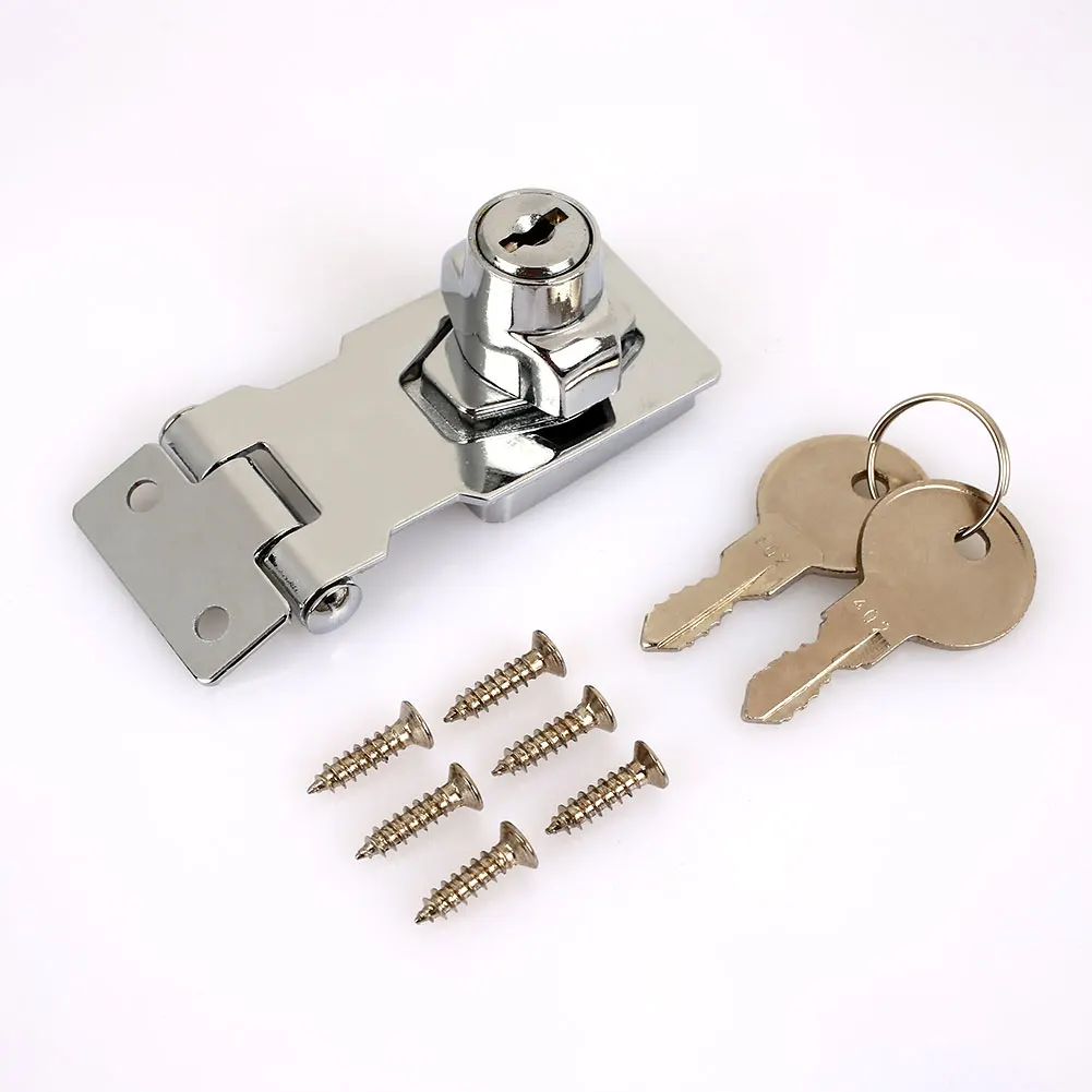 Buckles Drawer Lock Portable Durable Practical Aluminum Alloy Silver Garage Door Lock Windows Cabinet Lock Cupboard Door Lock
Buckles Drawer Lock Portable Durable Practical Aluminum Alloy Silver Garage Door Lock Windows Cabinet Lock Cupboard Door Lock
