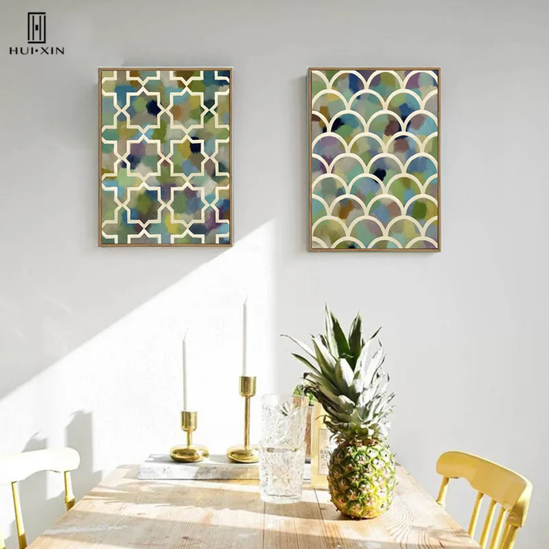 Nordic Artistic Traditional Style Colorful Abstract Fishes Scale Crystal Symmetry Pattens Cottons Painting Picture Home Decors
Nordic Artistic Traditional Style Colorful Abstract Fishes Scale Crystal Symmetry Pattens Cottons Painting Picture Home Decors