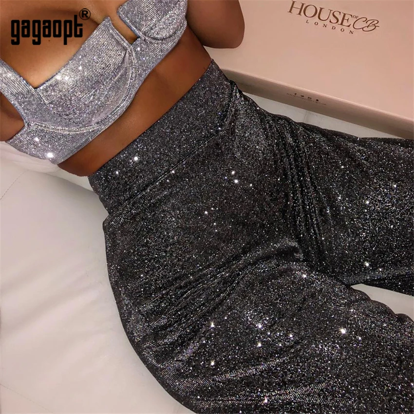 Gagaopt 3 Colors Women Sexy High Waist Reflective Wide Leg Pants New Shiny Pants Party Flare Pants Zipper Casual Long Trousers
Gagaopt 3 Colors Women Sexy High Waist Reflective Wide Leg Pants New Shiny Pants Party Flare Pants Zipper Casual Long Trousers