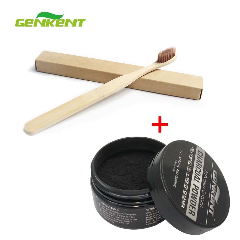 GENKENT Teeth Whitening Scaling Powder Tooth Whitener Cleaning Packing Premium Activated Organic Charcoal Powder+Toothbrush
GENKENT Teeth Whitening Scaling Powder Tooth Whitener Cleaning Packing Premium Activated Organic Charcoal Powder+Toothbrush