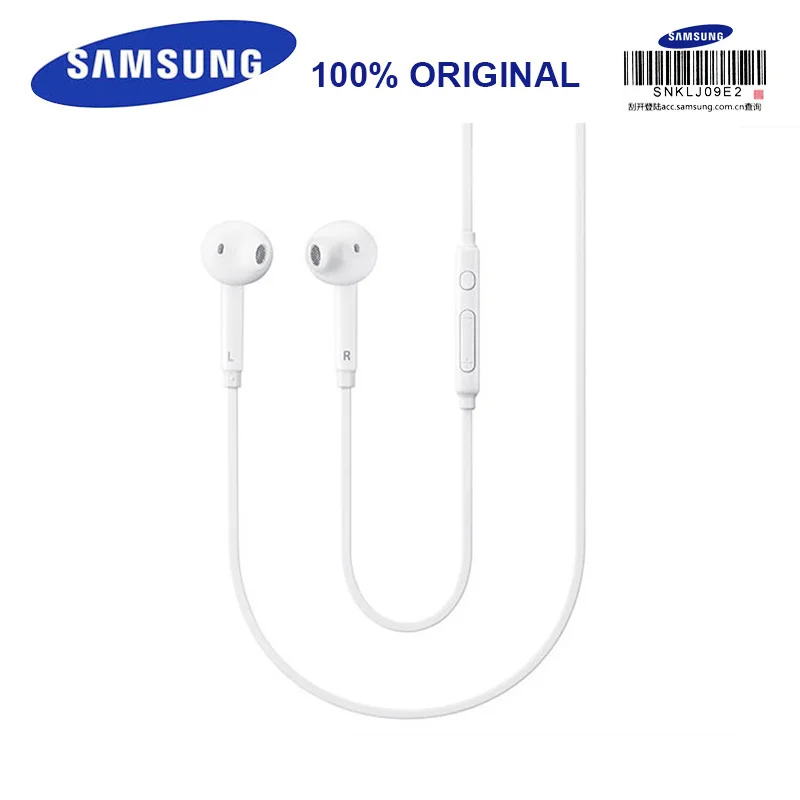 SAMSUNG EO-EG920LWGH59 Wired 3.5mm Headsets with Mic 1.2m In-ear Stereo Sport Earphones for Samsung S8 S8Edge S9 with Retail Box
SAMSUNG EO-EG920LWGH59 Wired 3.5mm Headsets with Mic 1.2m In-ear Stereo Sport Earphones for Samsung S8 S8Edge S9 with Retail Box