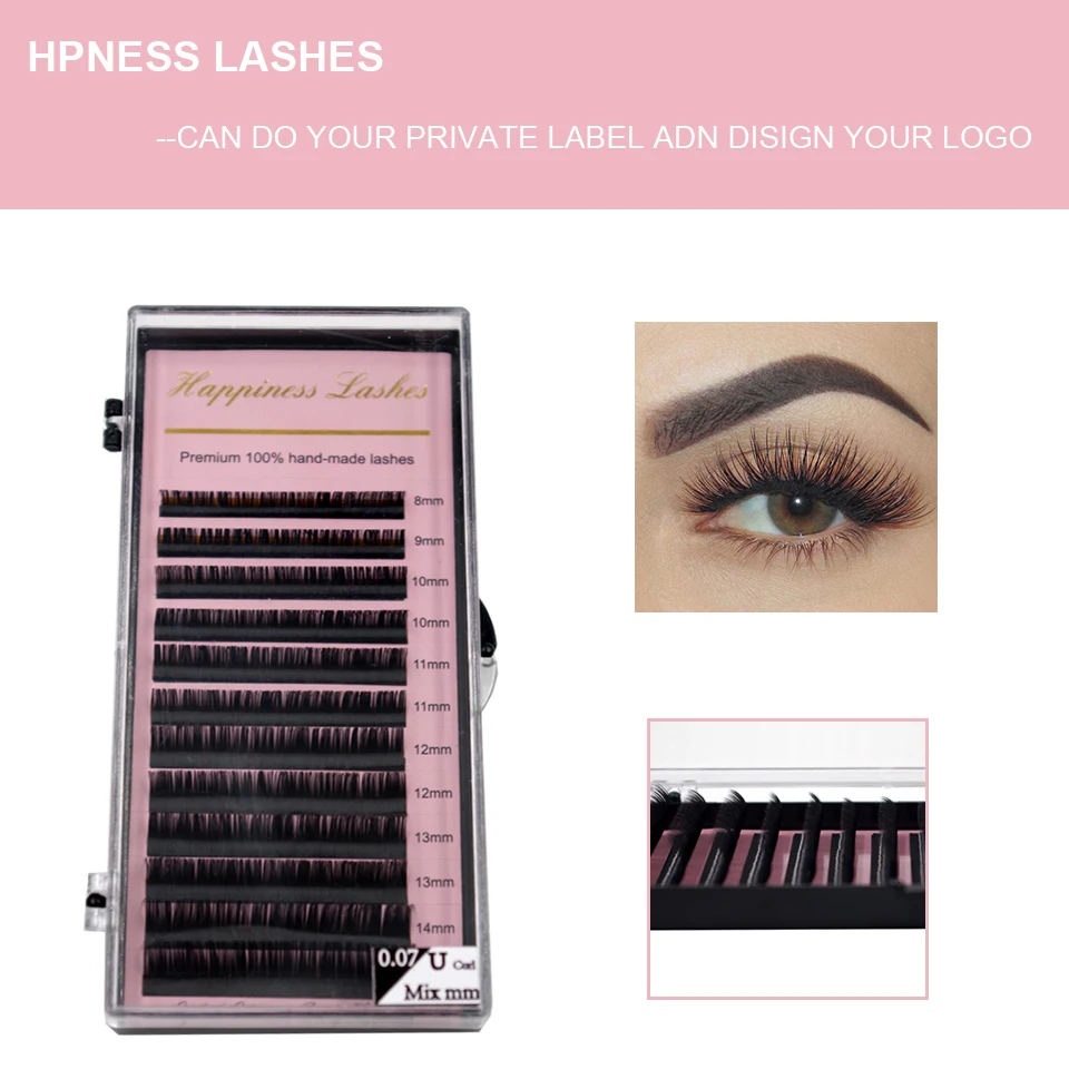 HPNESS Eye Lashes Soft Korea Silk Volume Eyelash Extension Classic Lashes for Eyelash Salon
HPNESS Eye Lashes Soft Korea Silk Volume Eyelash Extension Classic Lashes for Eyelash Salon