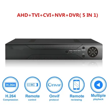 4CH 1080N CCTV DVR Hybrid 5-in-1 H.264 Surveillance Video Record System NO Hard Disk (1080P NVR+1080N AHD TVI CVI +960H Analog)
4CH 1080N CCTV DVR Hybrid 5-in-1 H.264 Surveillance Video Record System NO Hard Disk (1080P NVR+1080N AHD TVI CVI +960H Analog)