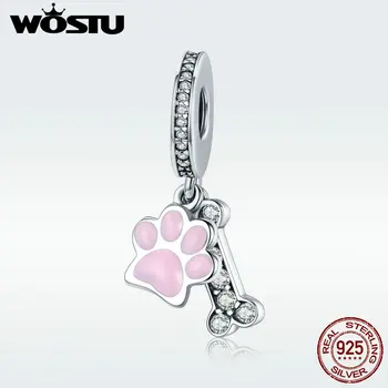 WOSTU New Collection 925 Sterling Silver Animal Dog Footprint & Dog Bone Pendant Charm fit Women Bracelet DIY Jewelry DXC452
WOSTU New Collection 925 Sterling Silver Animal Dog Footprint & Dog Bone Pendant Charm fit Women Bracelet DIY Jewelry DXC452
