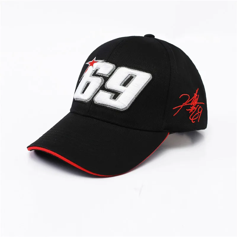 2019 New Arrival Black Hat Sport Cap Motorcycle Racing Hat MOTO GP 69 Baseball Cap Hats Men's Racing Cap Men's F1 Race Casquette
2019 New Arrival Black Hat Sport Cap Motorcycle Racing Hat MOTO GP 69 Baseball Cap Hats Men's Racing Cap Men's F1 Race Casquette