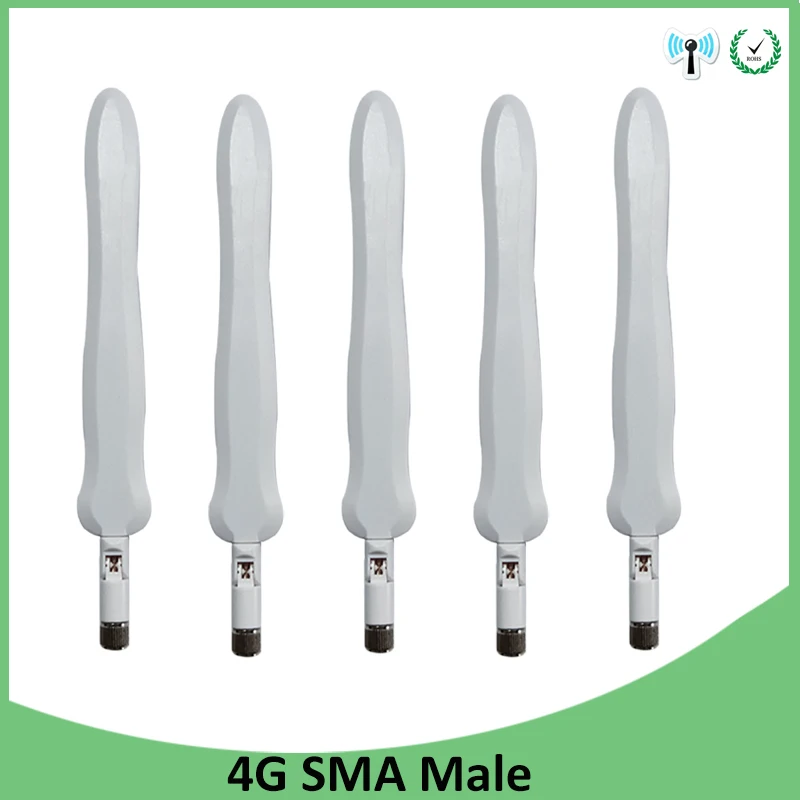 5pcs 4G LTE Antenna SMA male Connector 10DBI 3G 4G Antena external directional waterproof antenne for wireless modem router
5pcs 4G LTE Antenna SMA male Connector 10DBI 3G 4G Antena external directional waterproof antenne for wireless modem router