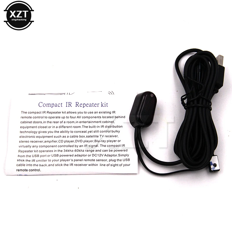 High Quality USB IR Infrared Remote Extender Emitter Receiver Repeater Adapter For TV Box CD DVD Player
High Quality USB IR Infrared Remote Extender Emitter Receiver Repeater Adapter For TV Box CD DVD Player