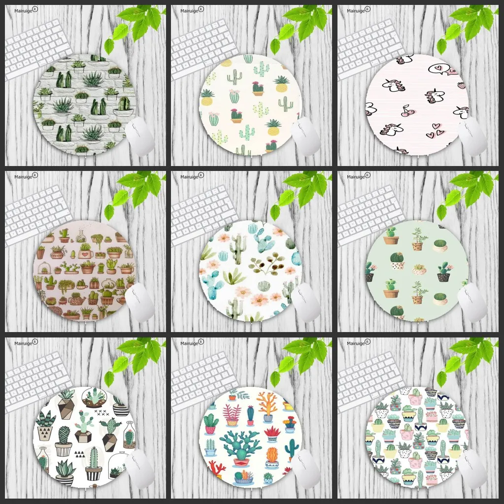 Mairuige Big Promotion Cactus Watercolor Prints Mouse Pad Small Size Round Mouse Pad Non-Skid Rubber Pad Size 200x200x2(mm)
Mairuige Big Promotion Cactus Watercolor Prints Mouse Pad Small Size Round Mouse Pad Non-Skid Rubber Pad Size 200x200x2(mm)