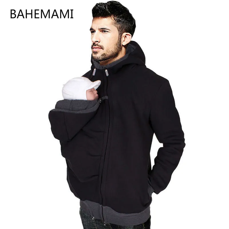 Dad Winter Carry Baby Carrier Jackets With Zipper Infant Sweatshirt Winter Warm Kangaroo Cotton Dad Coat Hoodies Wearing Clothes
Dad Winter Carry Baby Carrier Jackets With Zipper Infant Sweatshirt Winter Warm Kangaroo Cotton Dad Coat Hoodies Wearing Clothes