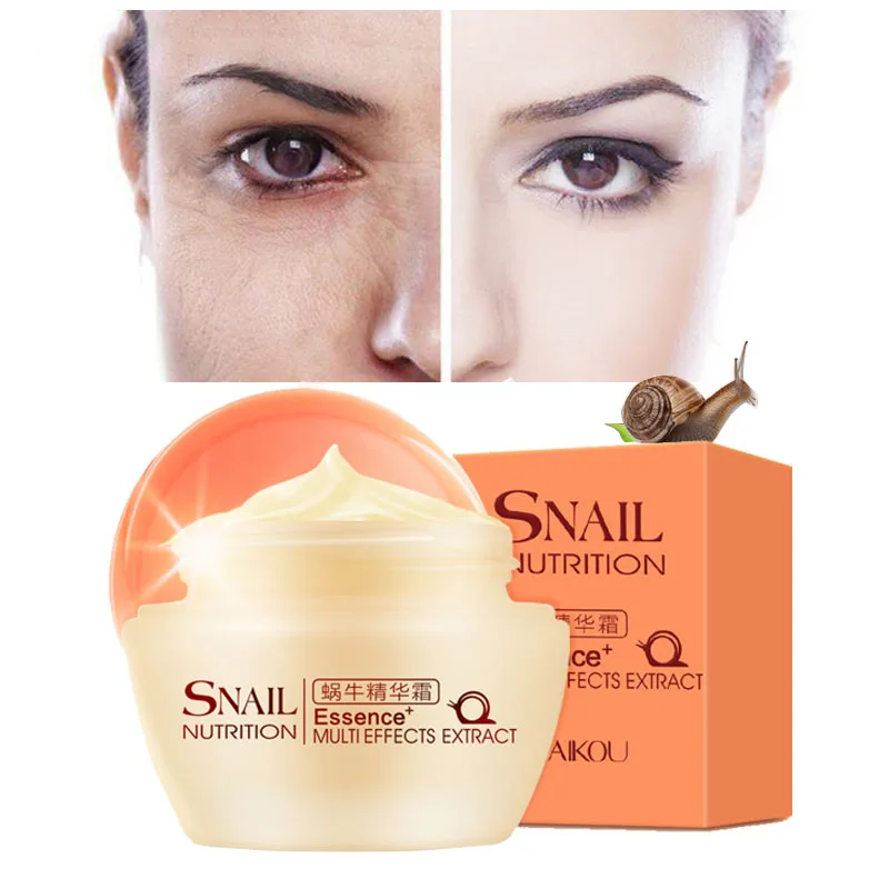 Moisturizer Face Cream Snail Essence Serum Day Creams Hyaluronic Acid Anti-Wrinkle Anti-aging Collagen Argireline Skin Care LQ
Moisturizer Face Cream Snail Essence Serum Day Creams Hyaluronic Acid Anti-Wrinkle Anti-aging Collagen Argireline Skin Care LQ