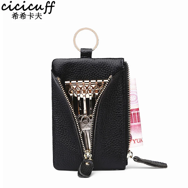 CICICUFF Casual Unisex Genuine Leather Car Key Wallet 6 Keys Holder Keys Organizer Key Case with Zipper Coin Pouch Wholesale
CICICUFF Casual Unisex Genuine Leather Car Key Wallet 6 Keys Holder Keys Organizer Key Case with Zipper Coin Pouch Wholesale