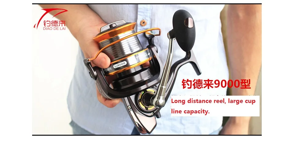free shipping New ! Fishing reel1000- 9000 seires full metal wire cup fishing Reels Big Shot sea spinning reel
free shipping New ! Fishing reel1000- 9000 seires full metal wire cup fishing Reels Big Shot sea spinning reel