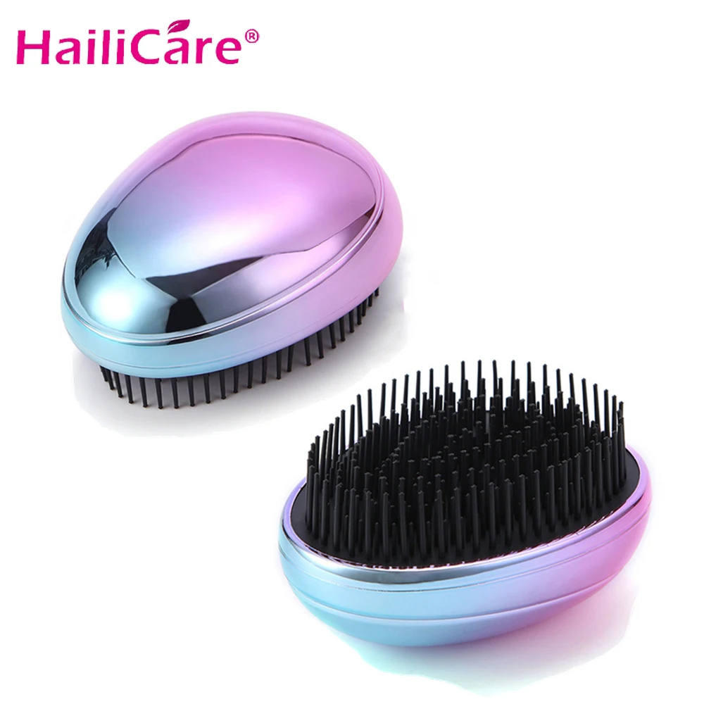 Rainbow Gradient Tangle Hair Brush Detangling Comb 3-layer Bristle Magic Anti-static Travel Massage Comb Salon Hair Styling Tool
Rainbow Gradient Tangle Hair Brush Detangling Comb 3-layer Bristle Magic Anti-static Travel Massage Comb Salon Hair Styling Tool