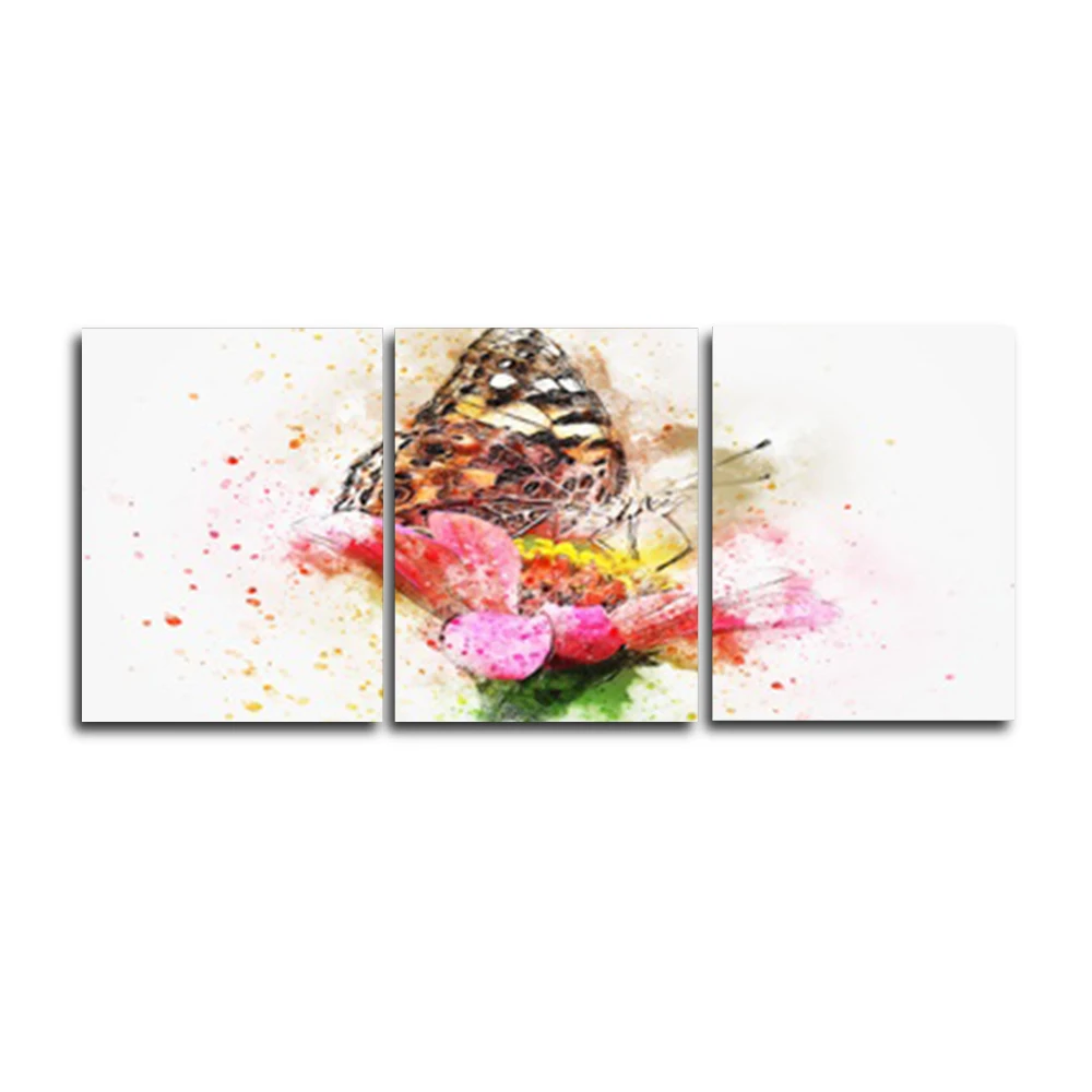 Laeacco 3 Panel Watercolor Butterfly Flower Wall Art Posters Prints Pictures Home Living Room Decor Abstract Canvas Paintings
Laeacco 3 Panel Watercolor Butterfly Flower Wall Art Posters Prints Pictures Home Living Room Decor Abstract Canvas Paintings