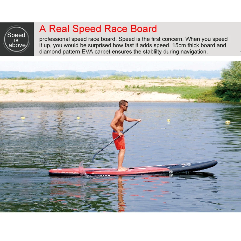 Red surfboard stand up Red surfboard stand up