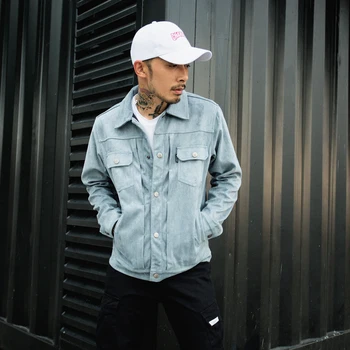Mens Suede Button Jacket Original Retro Lapel Autumn Winter High Street Multi Pockets Solid Color Clothes Youth Streetwear Top
Mens Suede Button Jacket Original Retro Lapel Autumn Winter High Street Multi Pockets Solid Color Clothes Youth Streetwear Top
