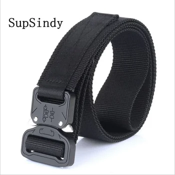 SupSindy men's canvas belt Quick release Metal buckle nylon Training belt military Army tactical belts for Men Jeans male strap
SupSindy men's canvas belt Quick release Metal buckle nylon Training belt military Army tactical belts for Men Jeans male strap