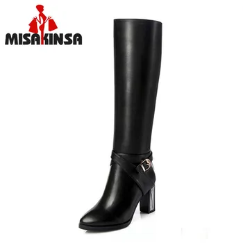 Women Real Natrual Genuine Leather High Heel Knee Boots Fashion Square Toe Zipper Brand Heels Footwear Shoes Size 31-45
Women Real Natrual Genuine Leather High Heel Knee Boots Fashion Square Toe Zipper Brand Heels Footwear Shoes Size 31-45