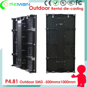 Customized product Coreman led display panel outdoor 50cm x 100cm P4.81 , high brightness good quality led video wall
Customized product Coreman led display panel outdoor 50cm x 100cm P4.81 , high brightness good quality led video wall