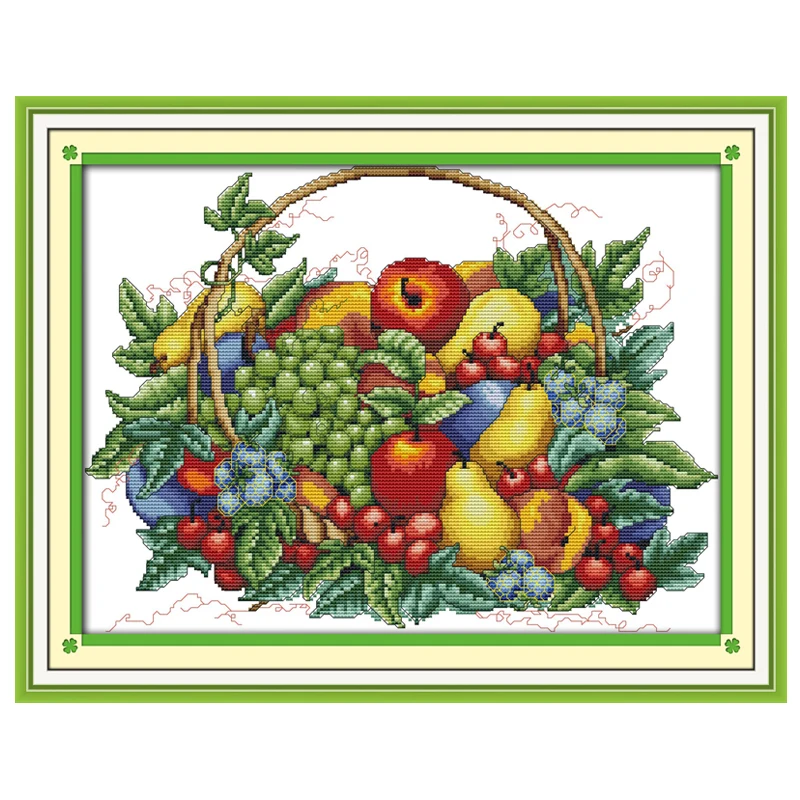 Apple and Pear Fruit Basket Counted Cross Stitch Sets 11CT Printed Canvas 14CT Cross-Stitch Kits Embroidery Needlework
Apple and Pear Fruit Basket Counted Cross Stitch Sets 11CT Printed Canvas 14CT Cross-Stitch Kits Embroidery Needlework