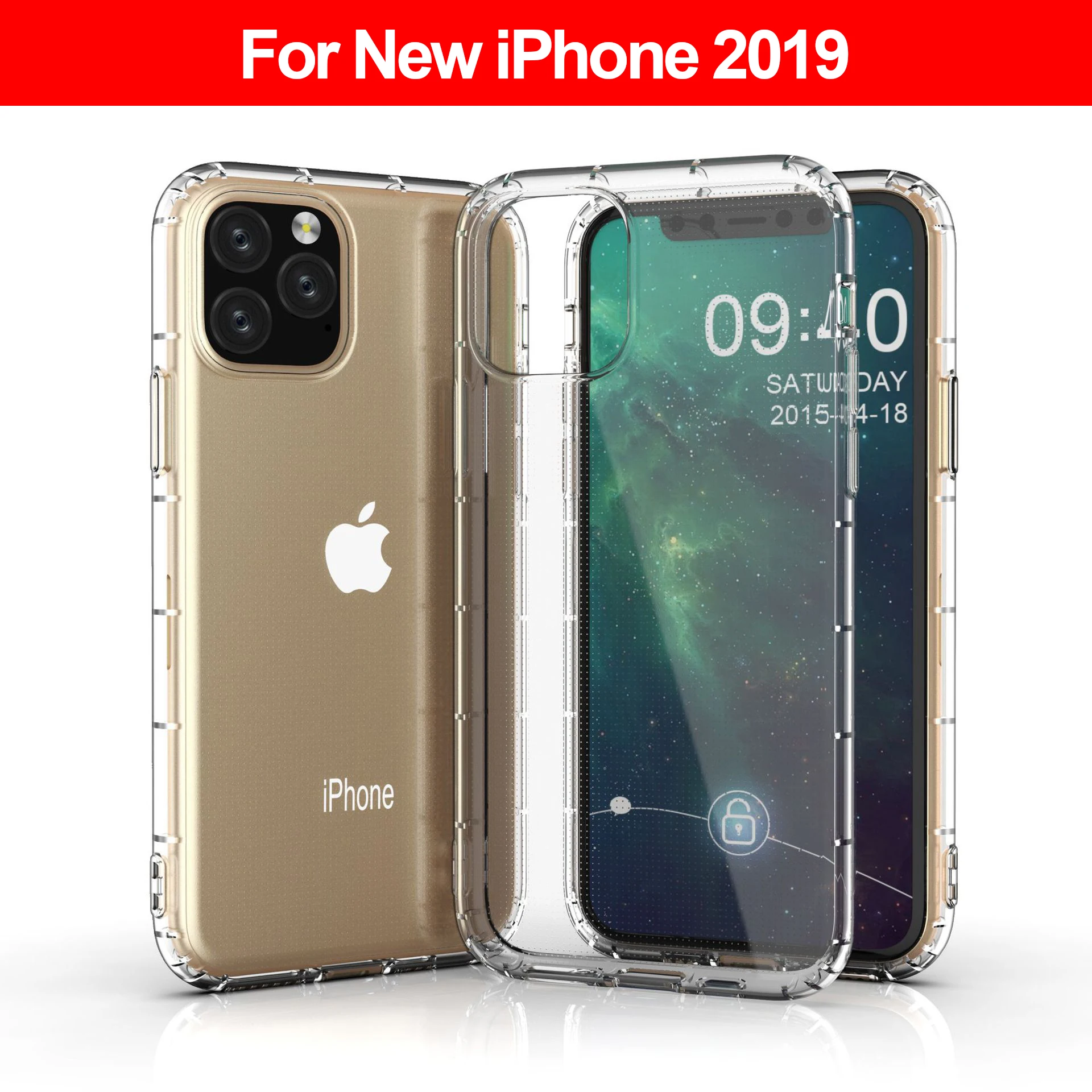 10 pcs/lot Airbag Soft Silicone Transparent Case for iPhone 11 on iPhone 11 Pro Max 2019 Phone Case Cover for iPhone11 Coque
10 pcs/lot Airbag Soft Silicone Transparent Case for iPhone 11 on iPhone 11 Pro Max 2019 Phone Case Cover for iPhone11 Coque