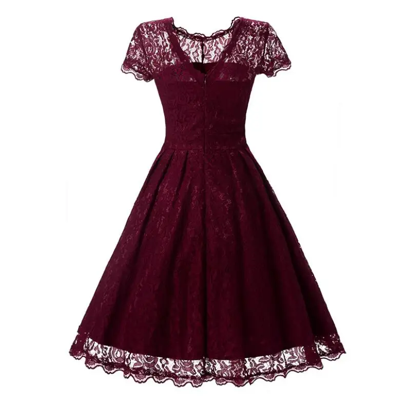 Hot sale women summer lace dress vintage o neck thin sexy pin up rockabilly vestidos party black lace dresses
Hot sale women summer lace dress vintage o neck thin sexy pin up rockabilly vestidos party black lace dresses