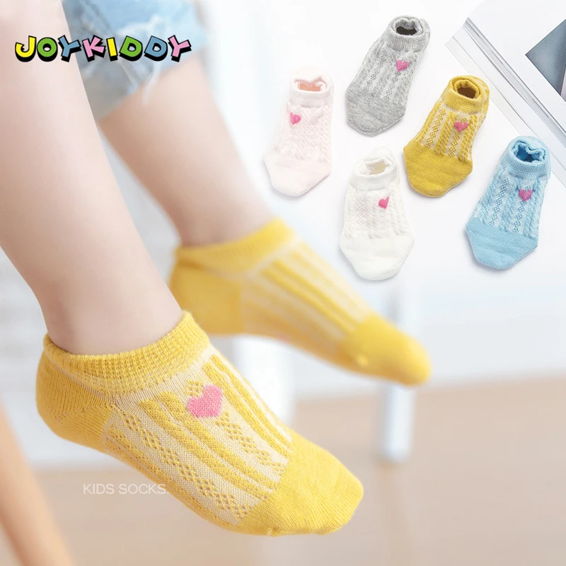 Spring Summer Cotton Girls Socks with Heart Solid Color 5 Pairs Set Kids Baby Ankle Socks Sweet Children Short Sock Breathable
Spring Summer Cotton Girls Socks with Heart Solid Color 5 Pairs Set Kids Baby Ankle Socks Sweet Children Short Sock Breathable