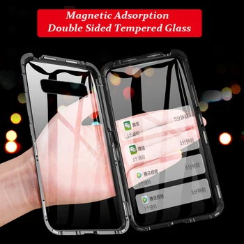 360 Double Faces Full Cover Magnetic Case for Samsung A50 Case 9H Tempered Glass Case for Samsung A70 Case for A40 A20 S8 S9 S10
360 Double Faces Full Cover Magnetic Case for Samsung A50 Case 9H Tempered Glass Case for Samsung A70 Case for A40 A20 S8 S9 S10