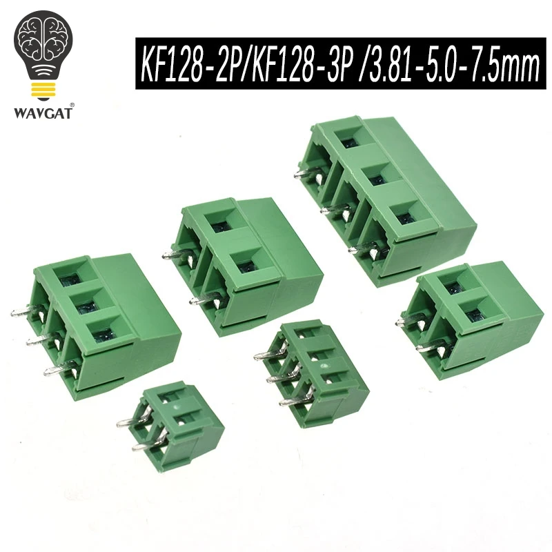 KF128-2P KF128-3P 3.81 5.0 7.5 2.54mm PCB Screw Terminal Block Splice Terminal KF120-2.54 DG308 MG128
KF128-2P KF128-3P 3.81 5.0 7.5 2.54mm PCB Screw Terminal Block Splice Terminal KF120-2.54 DG308 MG128