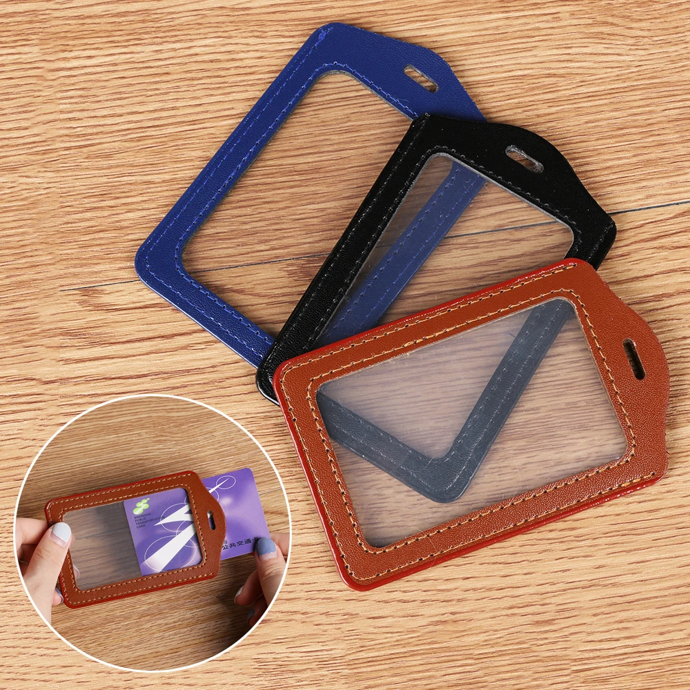 1PC PU ID Card Clear Lanyard Badge With And Case Holes Border ID Bus Identity Badge Protective Shell Office School Supplies
1PC PU ID Card Clear Lanyard Badge With And Case Holes Border ID Bus Identity Badge Protective Shell Office School Supplies