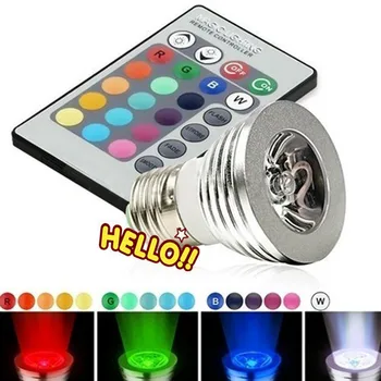 E27 3W Room Magic Lighting RGB LED Bulb Light Spotlight LED Lamp + IR Remote Controller Home Party Decoration AC85V-265V
E27 3W Room Magic Lighting RGB LED Bulb Light Spotlight LED Lamp + IR Remote Controller Home Party Decoration AC85V-265V