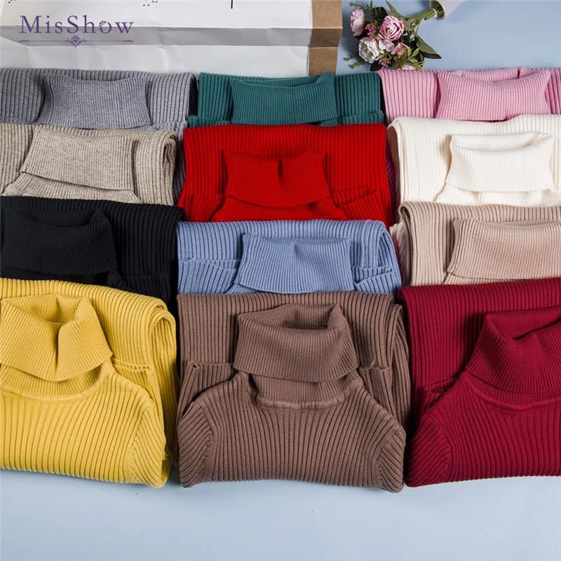 MisShow Solid Color Long Autumn Winter Female Pullover 2019 New Arrival Korean Style Turtleneck Women Sweater
MisShow Solid Color Long Autumn Winter Female Pullover 2019 New Arrival Korean Style Turtleneck Women Sweater