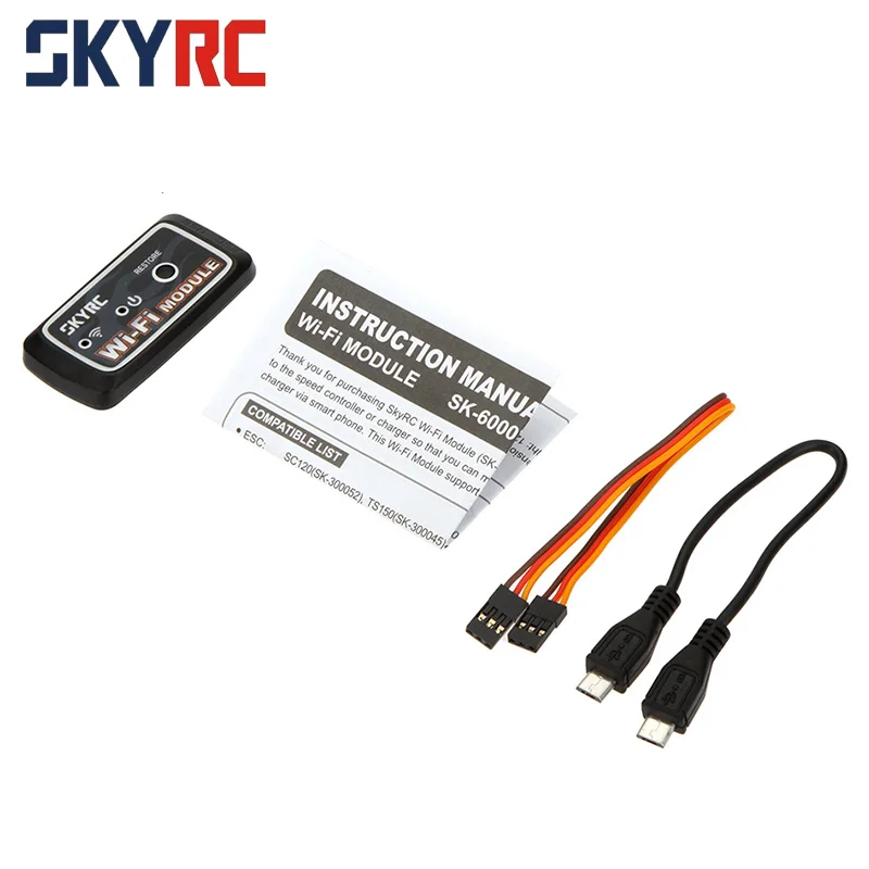 SKYRC Wi-Fi Module fit for B6mini B6AC V2 B6AC+ Ultimate 1000W Charger wifi Module for 1S 120A TS120 TS150 ESC SK-600075-01
SKYRC Wi-Fi Module fit for B6mini B6AC V2 B6AC+ Ultimate 1000W Charger wifi Module for 1S 120A TS120 TS150 ESC SK-600075-01