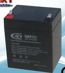 free ship 12V 5AH lead acid rechargeable battery vrla battery