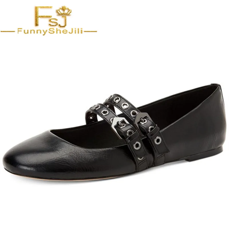 Black Buckles Mary Jane Shoes Round Toe Flats School Shoes Buckle Strap Spring Summer Autumn Anniversary Fashion FSJ Elegant
Black Buckles Mary Jane Shoes Round Toe Flats School Shoes Buckle Strap Spring Summer Autumn Anniversary Fashion FSJ Elegant