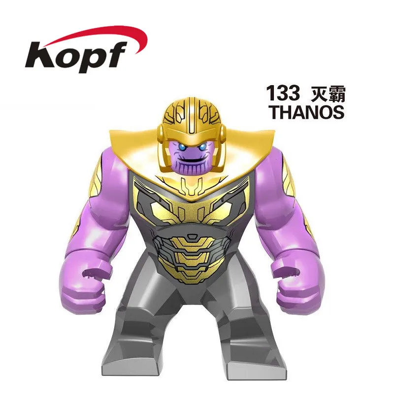Single Sale Building Blocks Super Heroes Big Size The Avengers 4 The End Game Thanos Figures Model For Children Gift Toys EG133
Single Sale Building Blocks Super Heroes Big Size The Avengers 4 The End Game Thanos Figures Model For Children Gift Toys EG133
