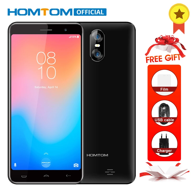 HOMTOM C13 Android GO Smartphone 1GB RAM 8GB ROM MT6580M Quad Core 2750mAh Cellphone Fingerprint 5MP Dual SIM 3G Mobile Phone
HOMTOM C13 Android GO Smartphone 1GB RAM 8GB ROM MT6580M Quad Core 2750mAh Cellphone Fingerprint 5MP Dual SIM 3G Mobile Phone