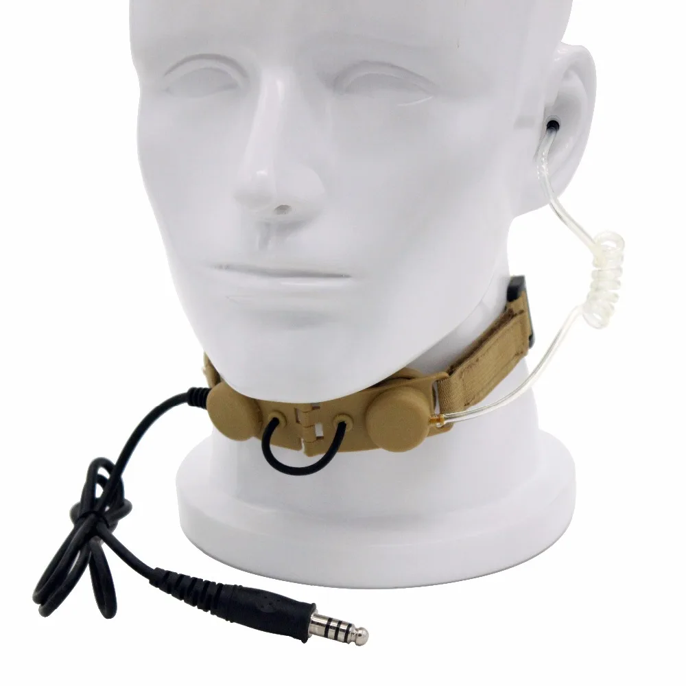 Z Tactical Throat Mic Z003 Air Tube Earpiece Match U94 / Peltor PTT for BaoFeng UV-5R TYT TH-UV8000D Retevis H777 Walkie Talkie
Z Tactical Throat Mic Z003 Air Tube Earpiece Match U94 / Peltor PTT for BaoFeng UV-5R TYT TH-UV8000D Retevis H777 Walkie Talkie