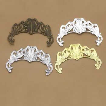 34x48mm Vintage Filigree Flower European Charms Brass Links Wrap Connectors DIY Pendants Clothing Findings Mixed Colors
34x48mm Vintage Filigree Flower European Charms Brass Links Wrap Connectors DIY Pendants Clothing Findings Mixed Colors