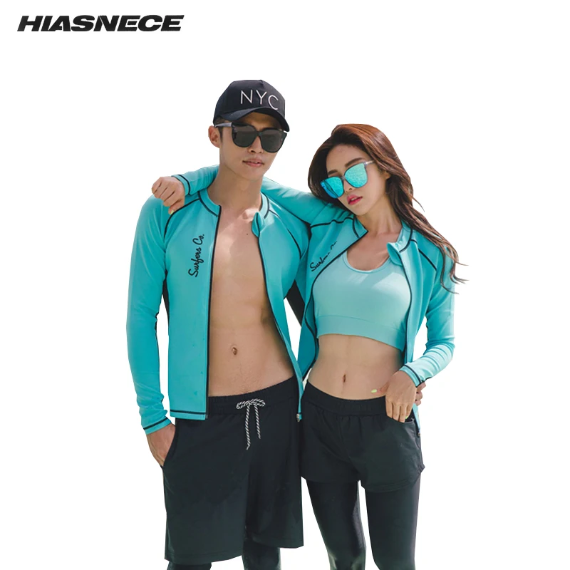 HIASNECE Couple's Sport Surf Swimming Suit Women's 5 Pieces+ Men's 3 Pieces Long Sleeves& Pants Shorts 2018 New Couples Swimwear
HIASNECE Couple's Sport Surf Swimming Suit Women's 5 Pieces+ Men's 3 Pieces Long Sleeves& Pants Shorts 2018 New Couples Swimwear