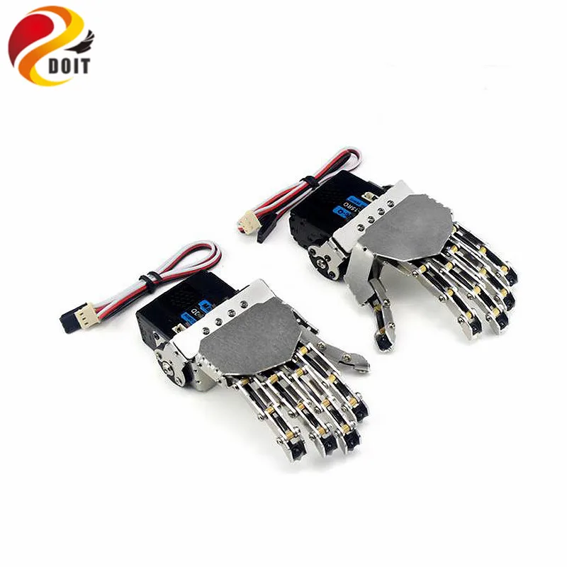 Robot Hand-five Fingers/Metal Manipulator Arm/Mini Bionic Hand/Humanoid Arm/gripper/car Accessories/left/right/DIY RC | Игрушки и хобби