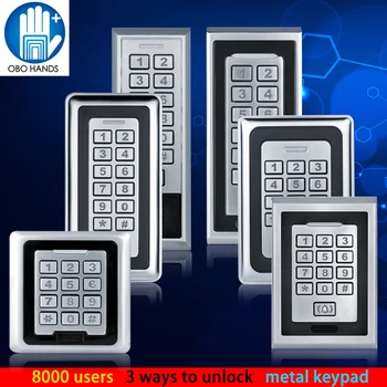 Waterproof RFID Access Control Keypad Metal Access Controller 125KHz Reader for Smart Door Lock Entry with 10 RFID Key Card IP65
Waterproof RFID Access Control Keypad Metal Access Controller 125KHz Reader for Smart Door Lock Entry with 10 RFID Key Card IP65
