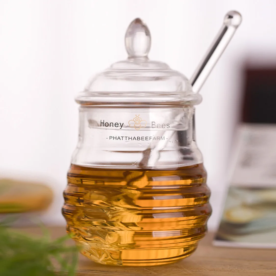 290ML high quality Honey Bees jar Glass honey jar Crystal lemon bottle Jam jar Seasoning tools
290ML high quality Honey Bees jar Glass honey jar Crystal lemon bottle Jam jar Seasoning tools