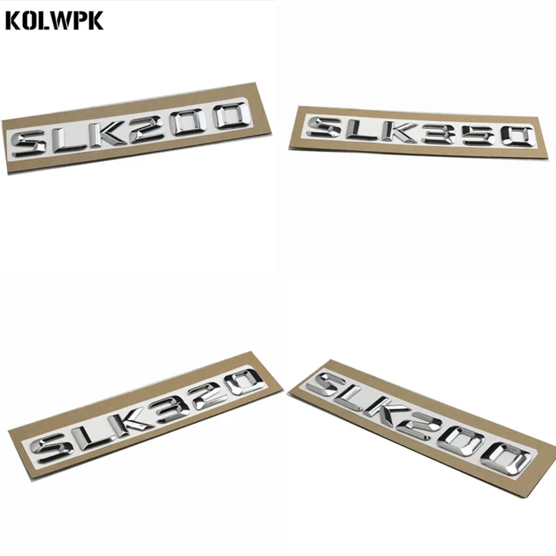 New silvery Trunk Rear Emblem Chrome Letters SLK 200 SLK 280 for Mercedes R170 R171 R172 SLK200 SLK280 SLK320 SLK350
New silvery Trunk Rear Emblem Chrome Letters SLK 200 SLK 280 for Mercedes R170 R171 R172 SLK200 SLK280 SLK320 SLK350