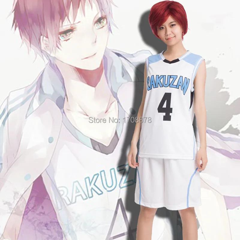 Anime Kuroko no Basuke RAKUZAN School Basket Ball Uniforms Cosplay Costume Akashi Seijuro Full Set Sportswear
Anime Kuroko no Basuke RAKUZAN School Basket Ball Uniforms Cosplay Costume Akashi Seijuro Full Set Sportswear