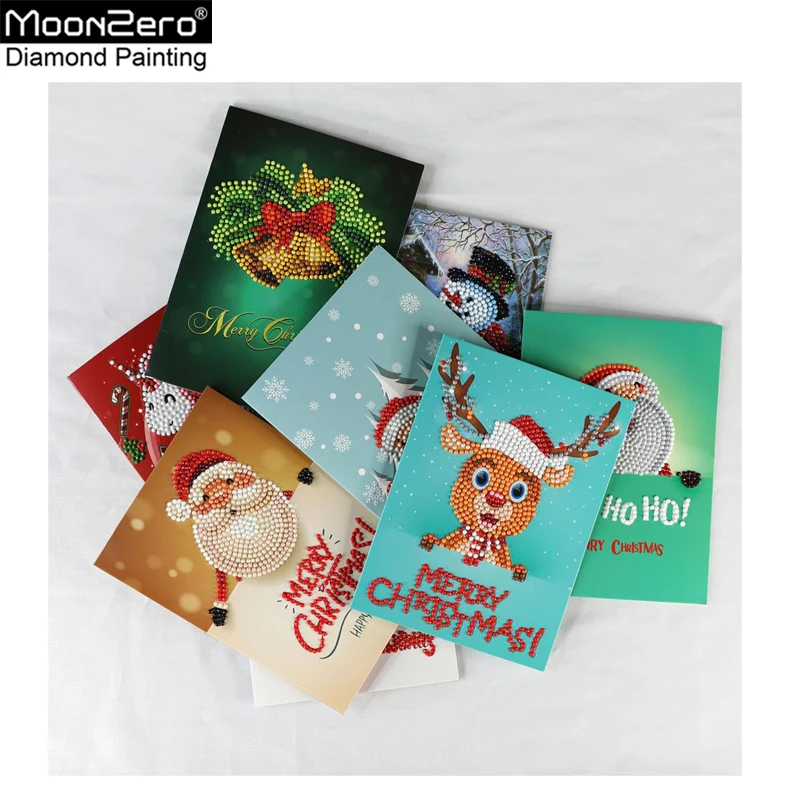 5D DIY Diamond Painting Kids Festival Greet Cards Cartoon Mini Santa Claus Merry Christmas Paper Greeting Postcards Crafts Decor
5D DIY Diamond Painting Kids Festival Greet Cards Cartoon Mini Santa Claus Merry Christmas Paper Greeting Postcards Crafts Decor