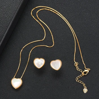 missvikki Luxury Women Romantic Sweet Wedding Top Opal Stud Heart Earrings Necklace Jewelry Set New Design Fashion Shiny Gift
missvikki Luxury Women Romantic Sweet Wedding Top Opal Stud Heart Earrings Necklace Jewelry Set New Design Fashion Shiny Gift