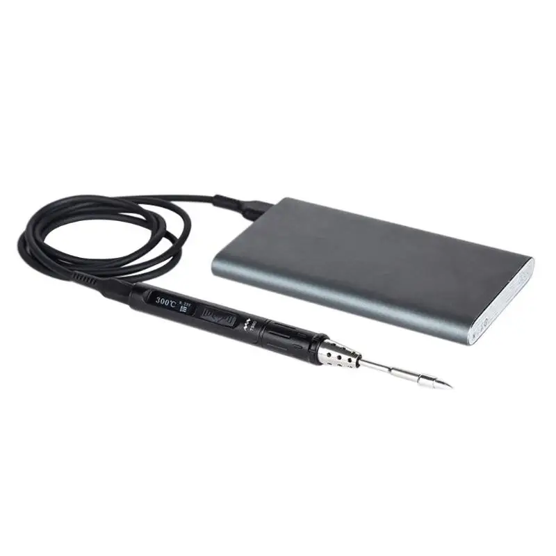 TS80 Adjustable Temperature Mini Digital Electric Soldering Iron Set OLED Display Welding Rework Station Hot Pencil Repair Tool
TS80 Adjustable Temperature Mini Digital Electric Soldering Iron Set OLED Display Welding Rework Station Hot Pencil Repair Tool